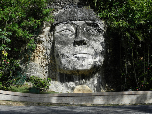 Taino Head Monument