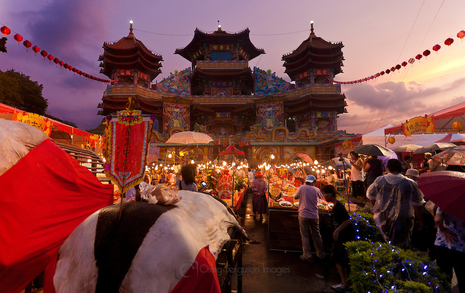 Pudu ceremony at Keelung ghost festival takes place on the 15th day of the 7th lunar month.